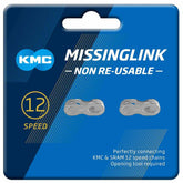 Kmc Missinglink 12X Silver 2 Pr (Non Reusable) Spares & Accessories